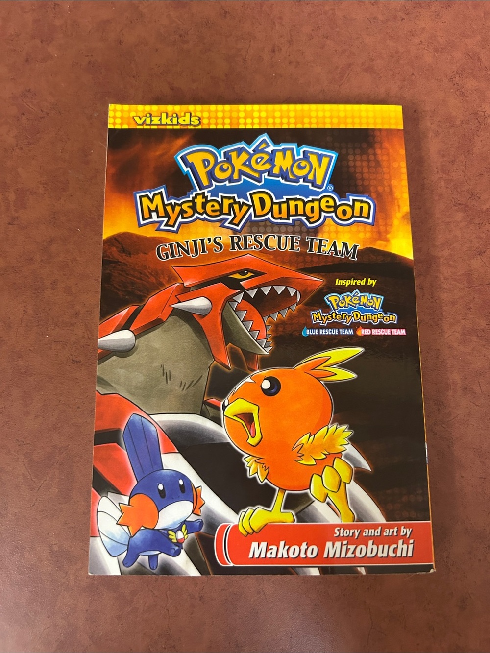 Pokémon Mystery Dungeon: Ginji's Rescue Team - Orange Cover Manga  graphic novel